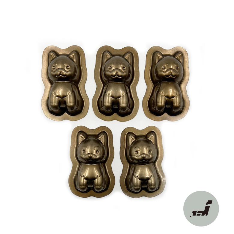 ブロンズカラー シリコン加工 単品型柴犬のわん吉 MS262 松永製作所