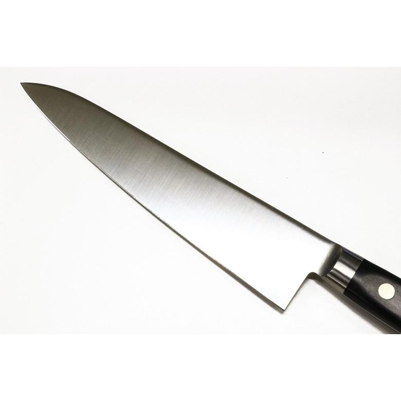 堺孝行　牛刀　本焼き　刃長270mm　本革ケース付き　キャンプ等 堺孝行 牛刀 本焼き 刃長270mm 本革ケース付き キャンプ等