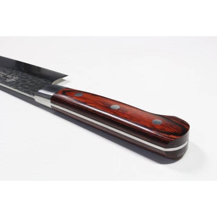 堺孝行 33層ダマスカス槌目 牛刀 240mm 楽天市場】【楽天1位】包丁 牛刀 240mm 33層ダマスカス V金10号