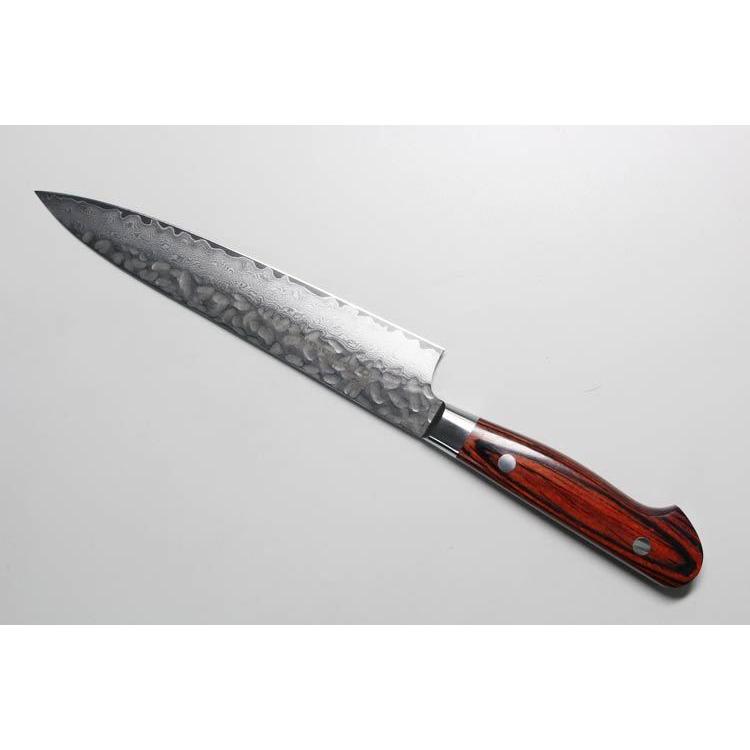 堺孝行 ギフト #7391 最高級 ダマスカス本割込包丁 33層槌目 ペティ