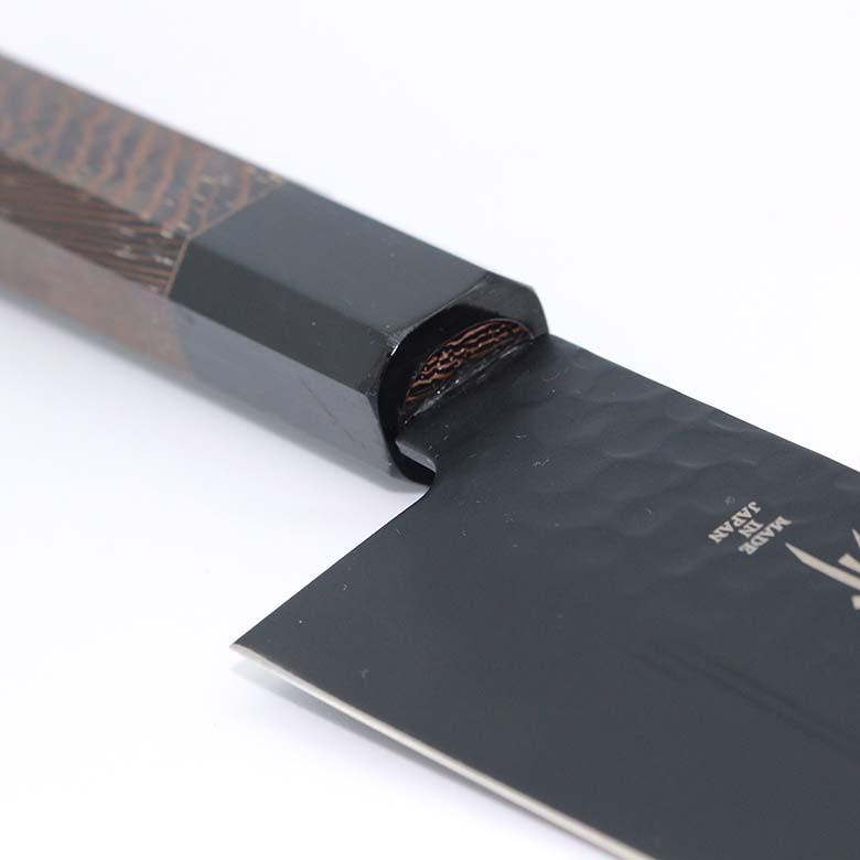 堺孝行 黒影 V金10号 鎚目 黒フッ素加工 和牛刀 210 mm 包丁 堺孝行 黒影 V金10号 鎚目 黒フッ素加工 和牛刀 210 mm 包丁