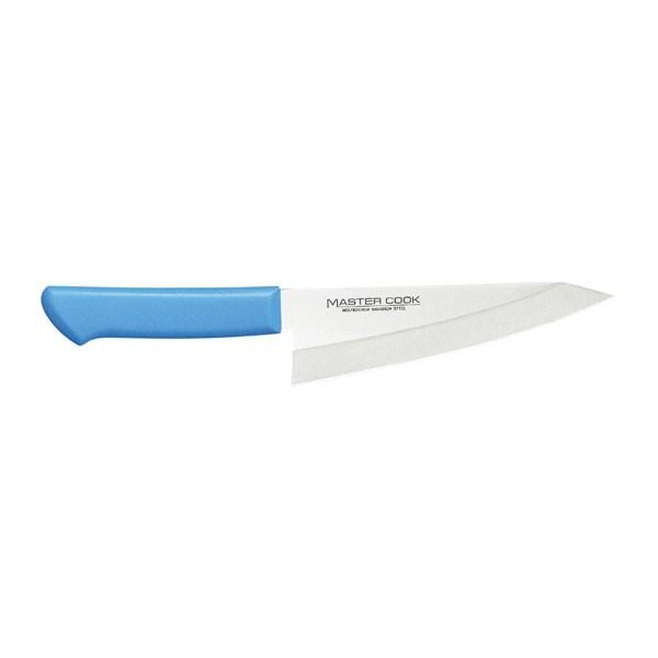 ギフト 片岡製作所 MASTAR COOK MCRK180M マスターコック抗菌カラー包丁 ガラスキ 180mm ブルー プレゼント おすすめ