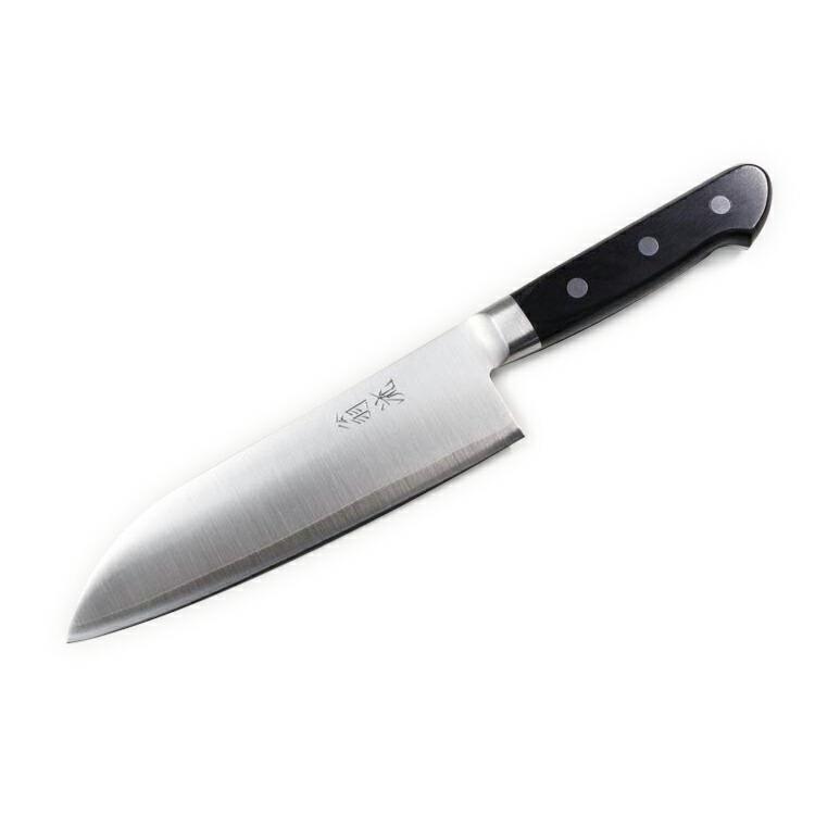 翁流 粉末ハイス鋼 割込 万能包丁 #241346 刃渡り 165mm 溶接鍔付3点留 プレゼント おすすめ 爆買