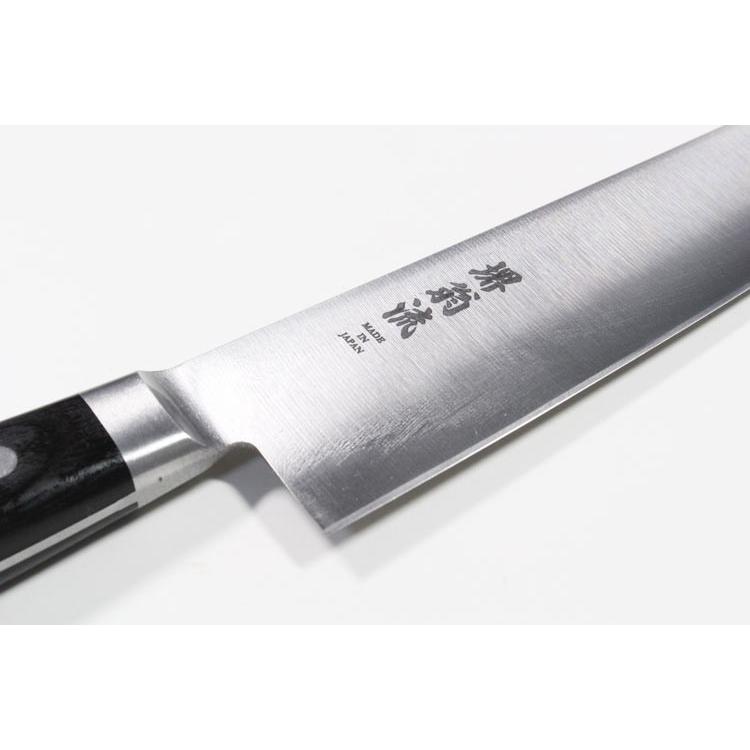 堺翁流 日本鋼 牛刀 210mm 黒合板柄 OPJ210 #230070 ハガネ 包丁 牛刀