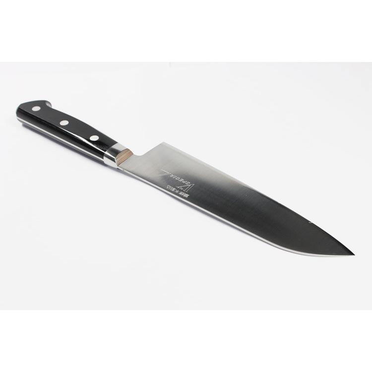 高村刃物 ステンレス 三徳 包丁 V金10号鋼 VG10 磨き 170mm 口金付