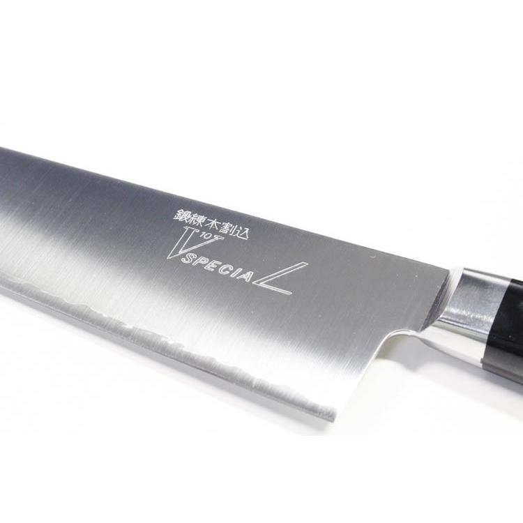 ギフト 高村刃物 ステンレスV金10号鋼・磨き 牛刀 210mm 口金付 包丁