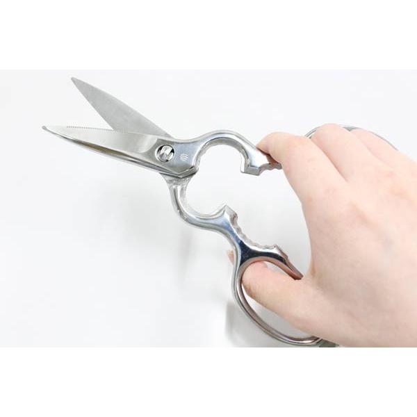 キッチンバサミ オール ステンレス 鍛造 鋏 はさみ 日本製 分解