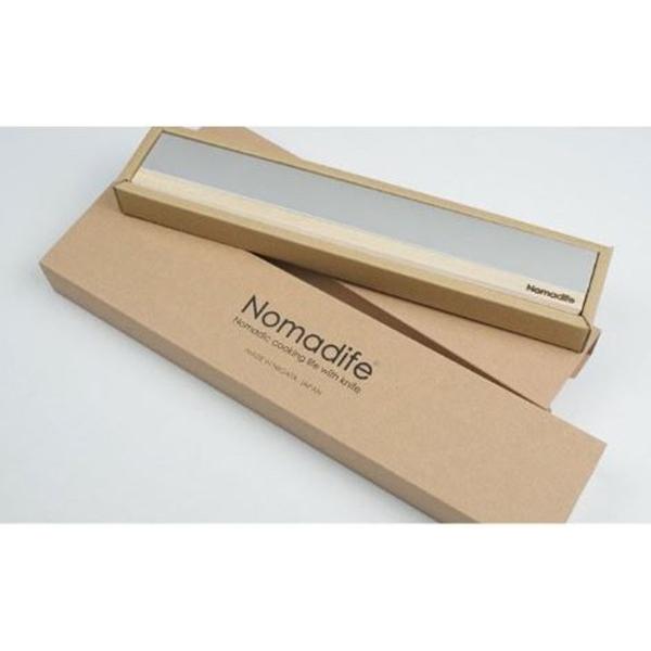 Nomadife ナイフケース Sサイズ（W315×H53×D24mm） プレーンボディ×シルバーカバー プレゼント おすすめの画像