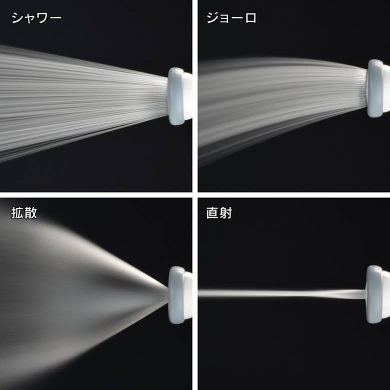 ガオナ GAONA これエエやん GA-QB002 シャワーノズル 切替4種類 (散水ノズル 水まき ホースがねじれない)｜sakai-fukui｜03