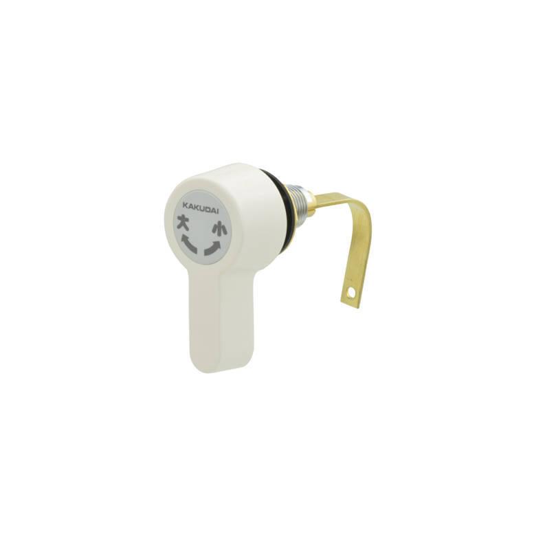 ガオナ GAONA これエエやん GA-NG016 トイレ用レバーハンドル 隅付ロータンク用 (大小切替付 交換用 アイボリー) プレゼント おすすめ | カクダイ