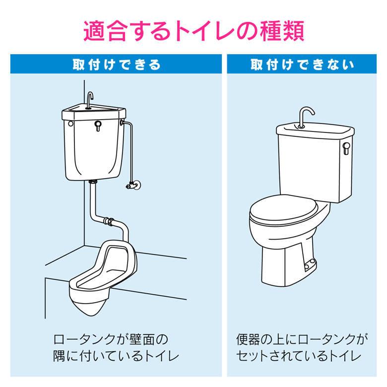 ガオナ GAONA これエエやん GA-NG016 トイレ用レバーハンドル 隅付ロータンク用 (大小切替付 交換用 アイボリー) プレゼント おすすめ | カクダイ | 03