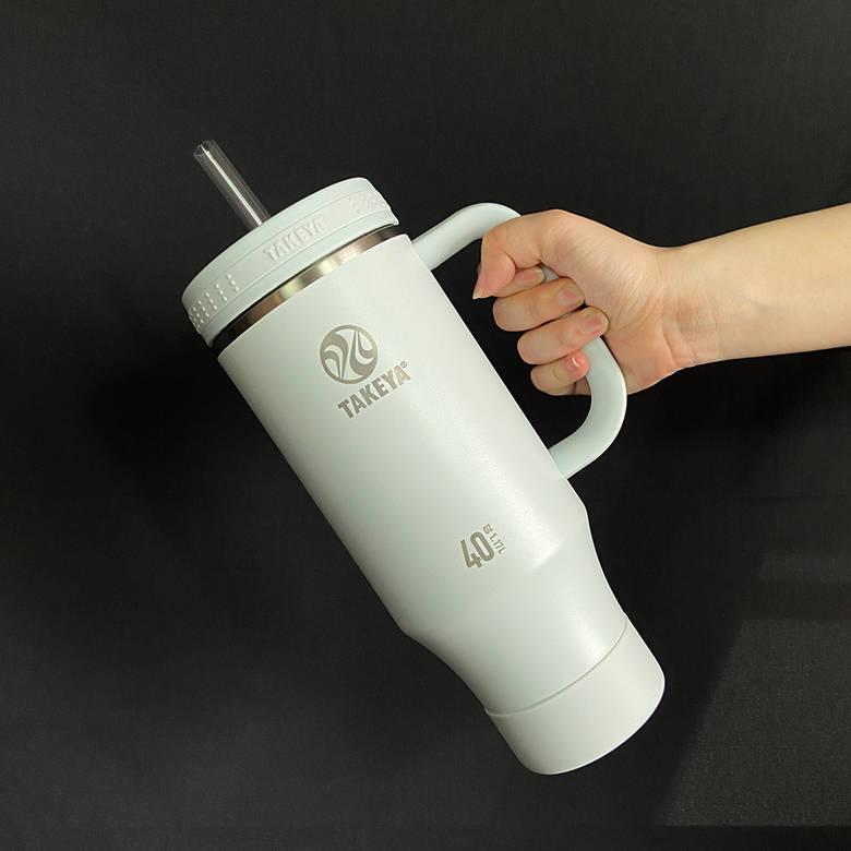 TAKEYA（タケヤ） タンブラー 水筒 ストロー付き 1.17L 約 1リットル