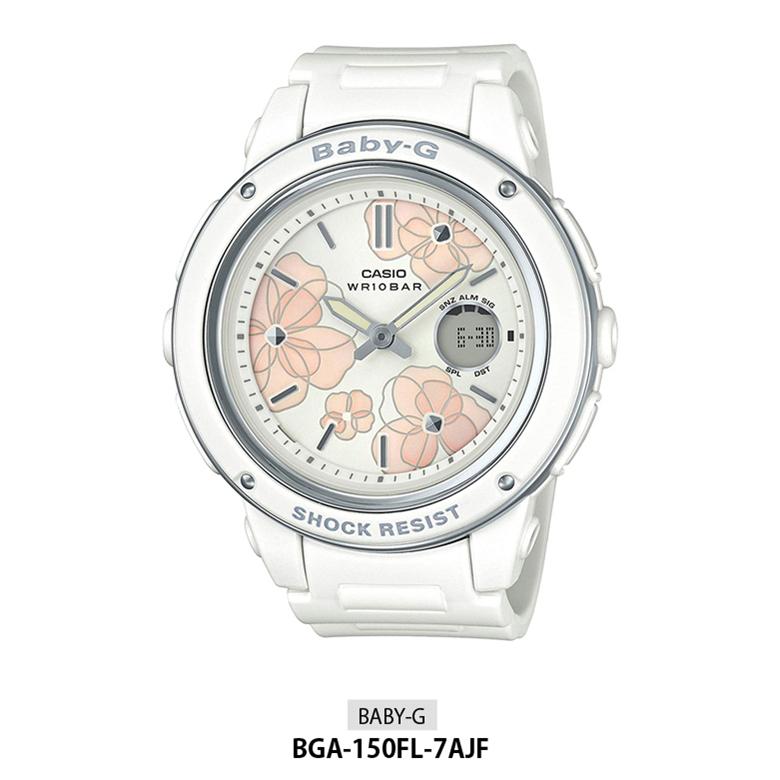 BABY-G ギフト レディース腕時計 Floral Dial Series BGA-150FL