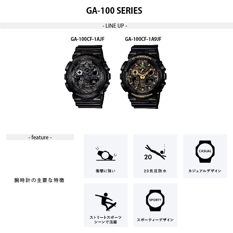 G-SHOCK GA-100 SERIES Gショック ジーショック 腕時計｜sakai-fukui｜02