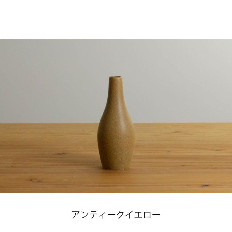 アウトレット かもしか道具店 花瓶 フラワーベース L 陶器 おしゃれ 北欧 韓国 黒 白 大きい