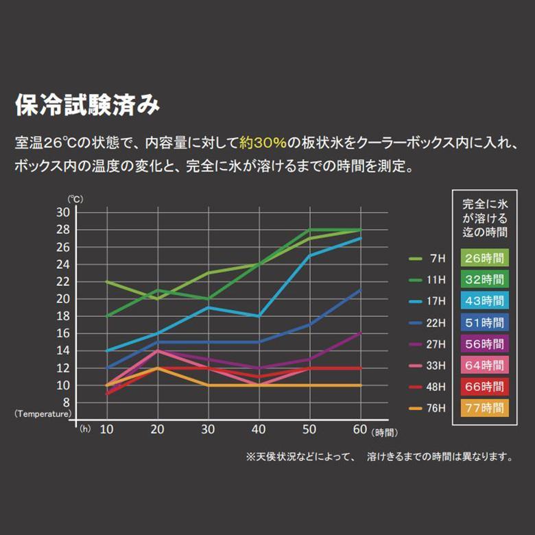 伸和 SHINWA ホリデークーラー 22H 容量22L 水抜き栓あり 肩掛け付き クーラーボックス 頑丈 アウトドア キャンプ｜sakai-fukui｜05