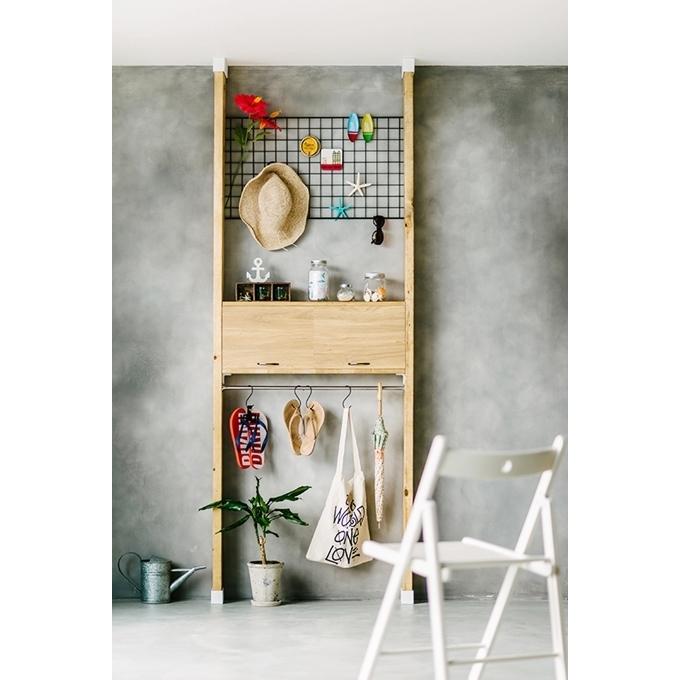 レビュー高評価商品 DIAWALL DWS26 ディアウォールS 2×6材用 上下パットセット(×4個 家具・インテリア