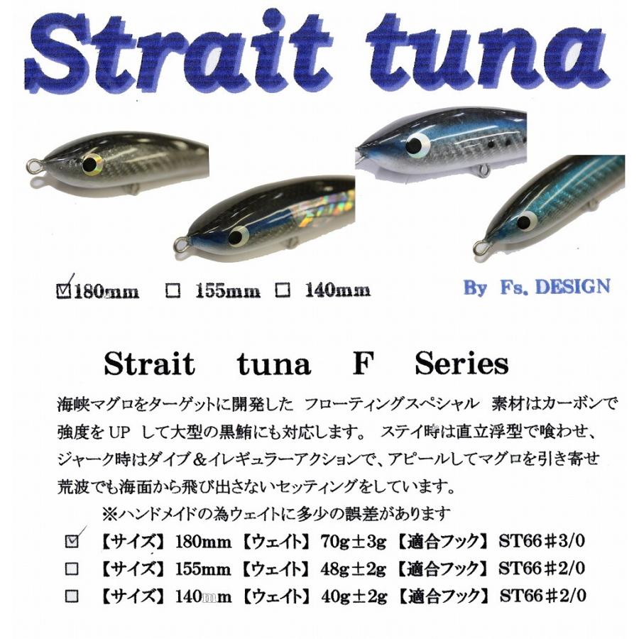 在有即配プラス便　クロマグロキャスティング用カーボンルアー　ストレイトツナ（Strait tuna海峡マグロ）155mm背黒　byF・S｜sakai11101｜02