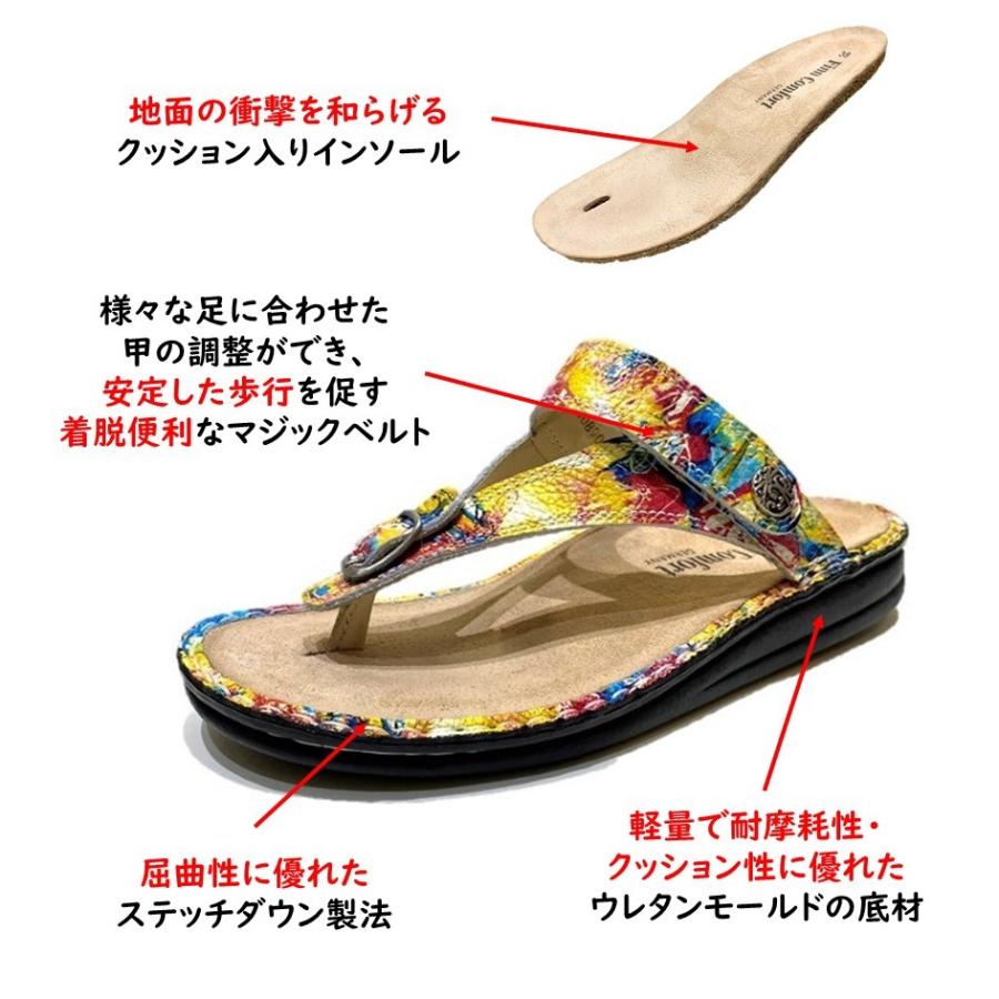 Finn Comfort フィンコンフォート　花柄 コンフォートサンダル　40 Finn Comfort（フィンコンフォート） レディース 靴 サンダル 品番