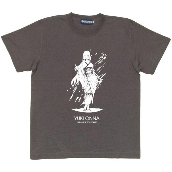 雪女 Tシャツ SAKAKI 妖怪 怪談 氷 : SAKAKI Yahoo!ショッピング店