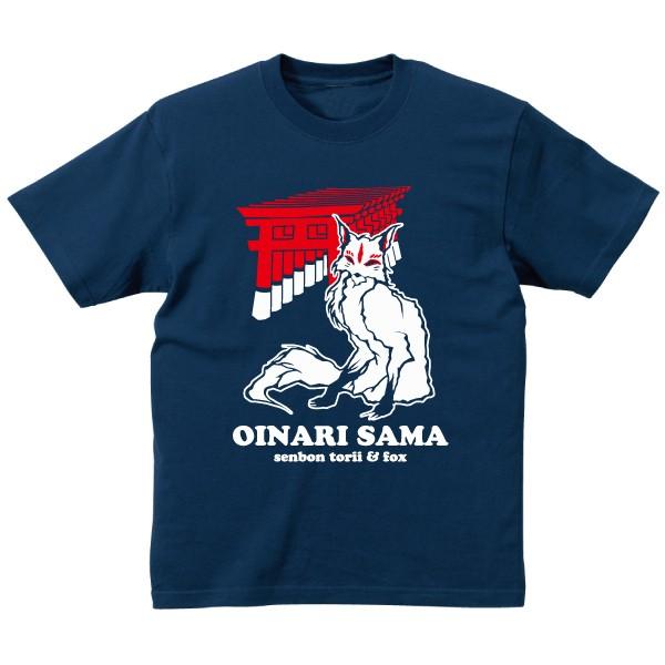 千本鳥居 と 狐 Tシャツ SAKAKI キツネ 神社 鳥居 神道 : SAKAKI Yahoo
