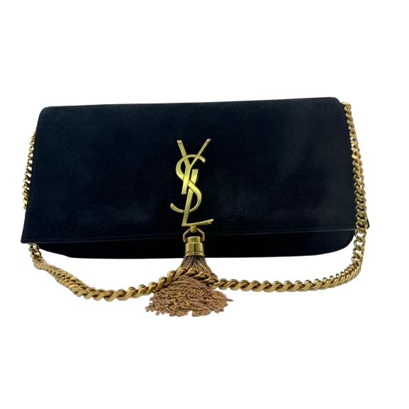 保証付】【国内正規品】SAINT LAURENT サンローラン チェーン スエード 