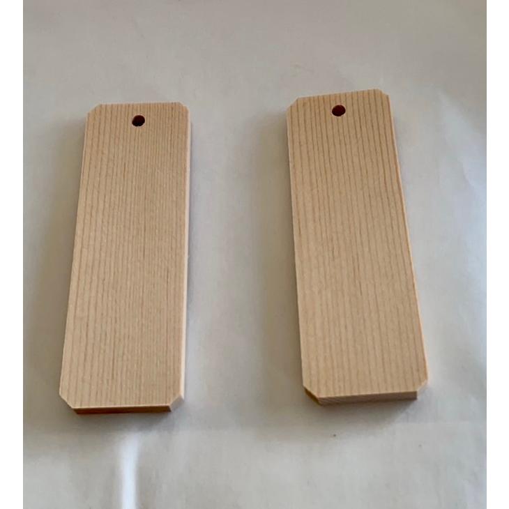 祭り用 無地木札（スプルス製）6X30X90 400枚入り : サカキウッド