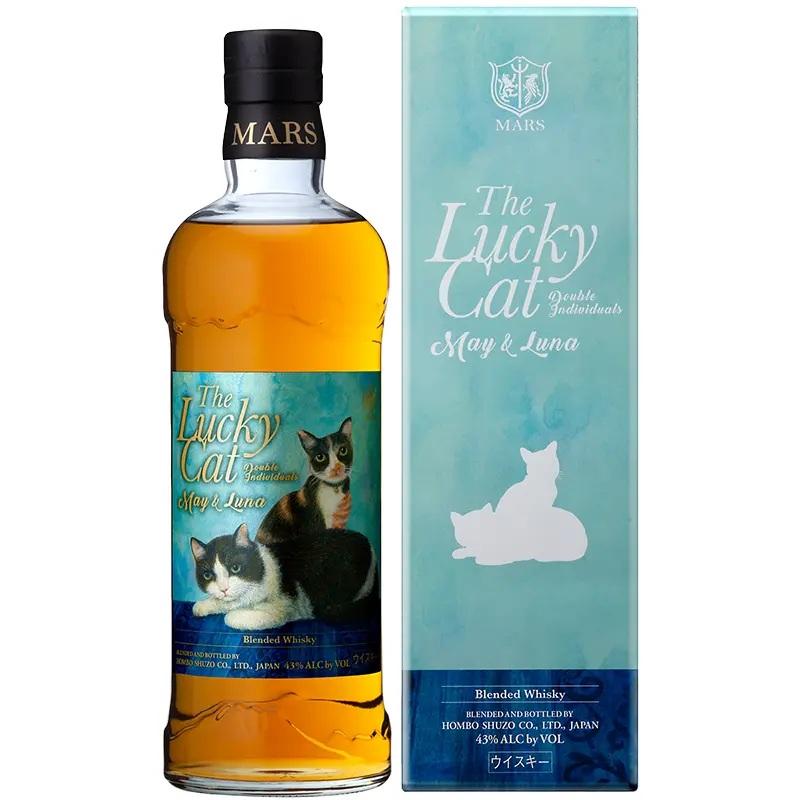 ラッキーキャット　メイ&ルナ　may&luna マルスウイスキー　本坊酒造 マルスウイスキー The Lucky Cat Double Individuals May＆Luna ザ