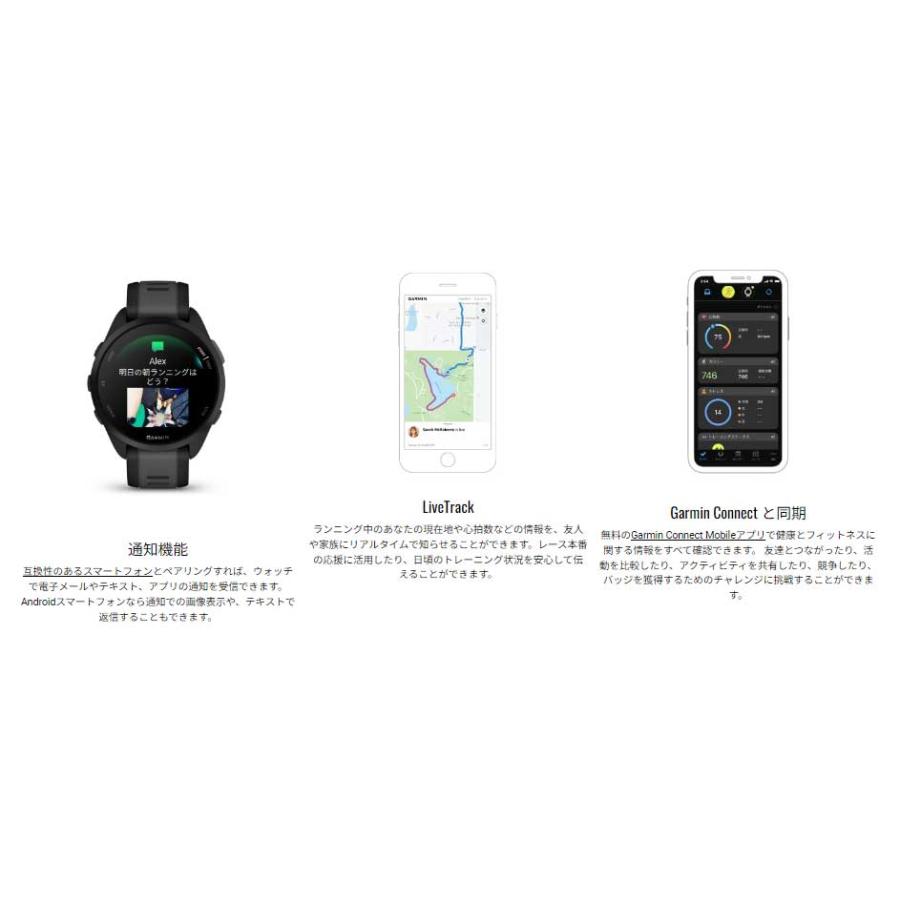 Forerunner GARMINガーミン メーカー保証付 ランニングForerunner 165