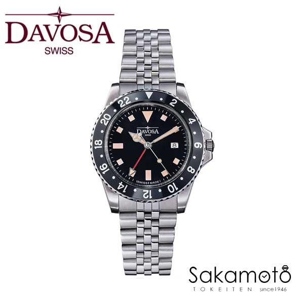 DAVOSA ダボサ【Vintage Diver】【ブラック】アルミニウムベゼル 