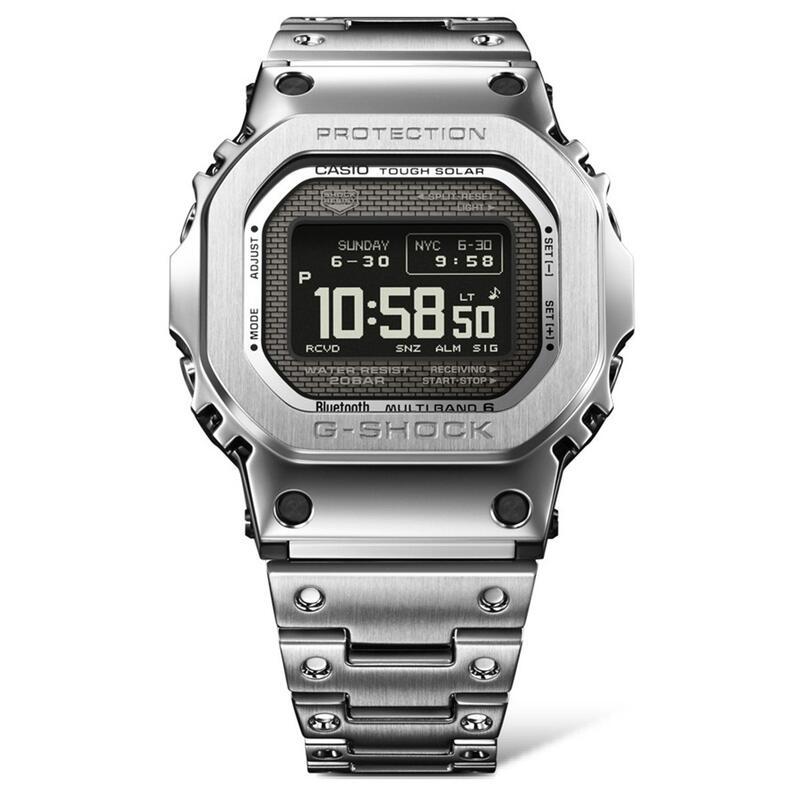 国内正規品 G-SHOCK「Gショック」フルメタル シルバー MIP液晶