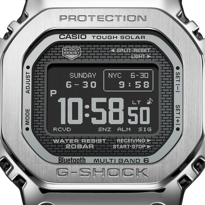 国内正規品 G-SHOCK「Gショック」フルメタル シルバー MIP液晶