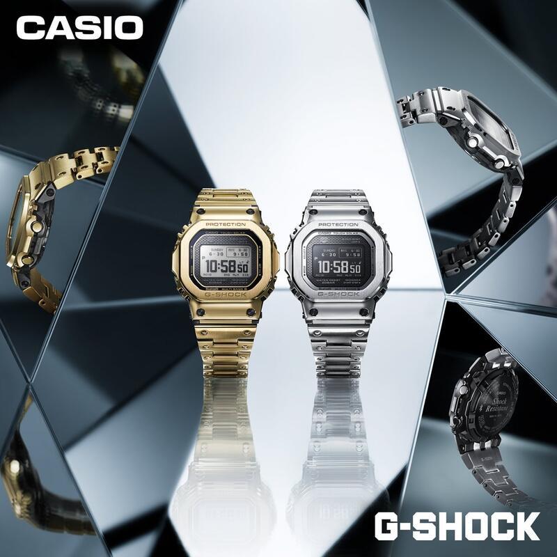 国内正規品 G-SHOCK「Gショック」フルメタル シルバー MIP液晶