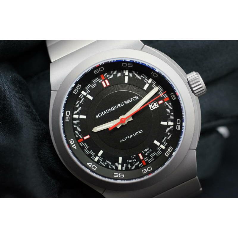 ドイツシャウボーグウォッチ　GT-PERFORMANCE　黒文字盤　正規品　極上 SCHAUMBURG WATCH（シャウボーグ ウォッチ） ドイツシャウボーグ
