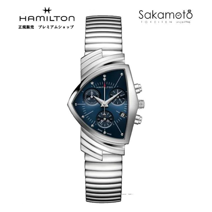 ハミルトン ベンチュラ 国内正規品ハミルトン HAMILTON H24411142 ベンチュラクロノ ブルー