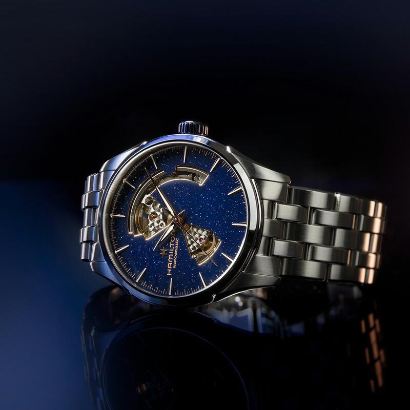 美品 ハミルトン ジャズマスターオープンハート アベンチュリンダイヤル 腕時計 ハミルトン【HAMILTON】ジャズマスター オープンハート 36mm