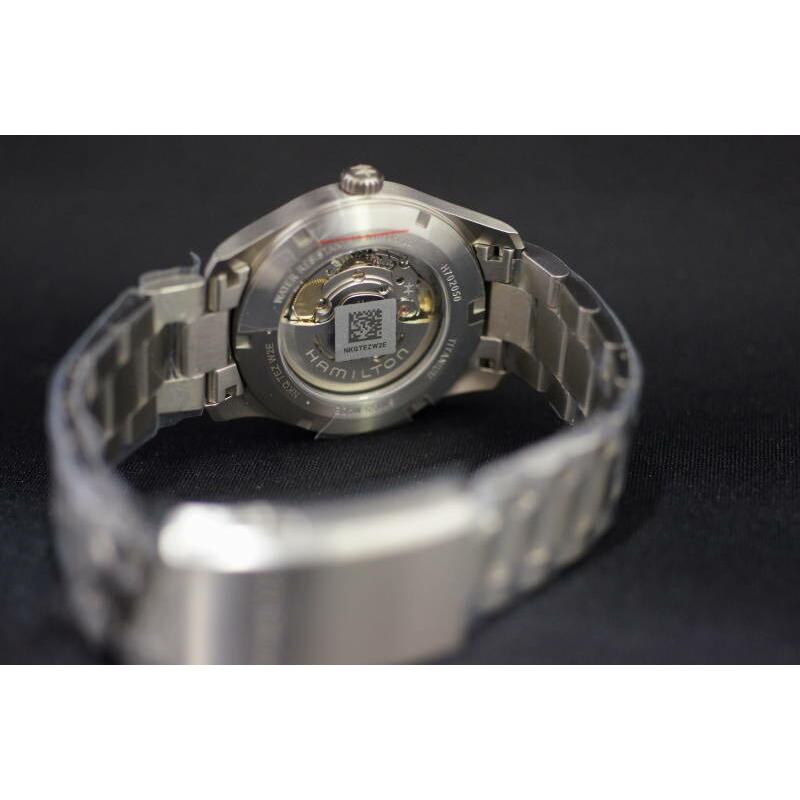 国内正規品ハミルトン　カーキKHAKI　フィールド チタニウム　TITANIUM　自動巻き　38ミリケース　H70205140　ブルー文字盤の画像
