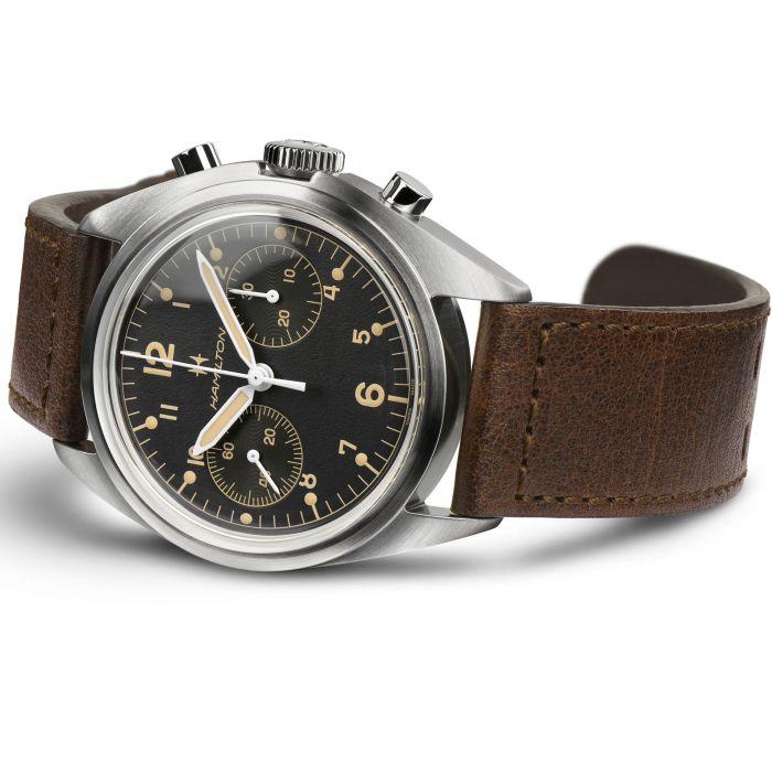 美品 ハミルトン カーキ H76409530 手巻きクロノ 稼働良好 HAMILTON（ハミルトン） 国内正規品ハミルトンカーキKHAKI パイオニア