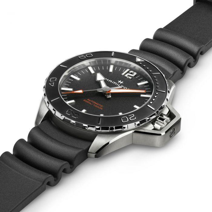 国内正規品ハミルトン　HAMILTON　カーキKHAKI　OpenWater　オープンウォーター　41ミリケース　300ｍ防水　自動巻き　ラバーストラップ　H77455330の画像
