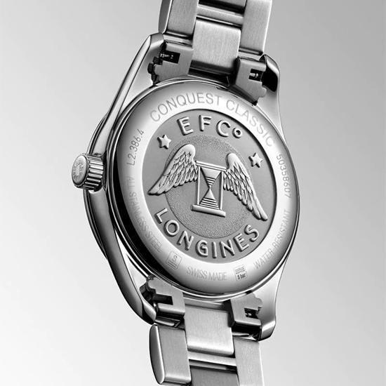 正規品ロンジンlongines　スイス製　コンクエストクラシック　Conquest　クォーツ　34ミリケース　ユニセックス　　L2.386.4.72.6　L23864726の画像