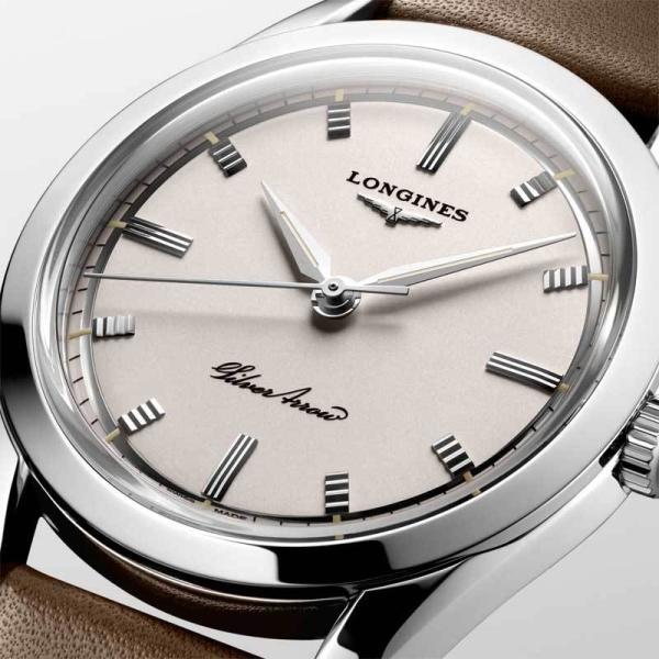 Longines　ロンジン　スイス製　復刻モデル　シルバーアロー　自動巻　38.ミリ SILVER ARROW　正規品　L28344722｜sakamoto-w｜02