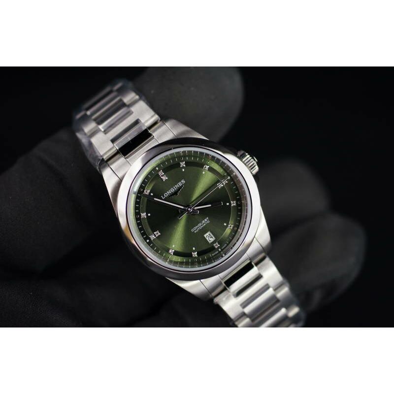 LONGINES コンクエスト　38mm グリーンダイヤル LONGINES コンクエスト 38mm グリーンダイヤル ロンジン】担当
