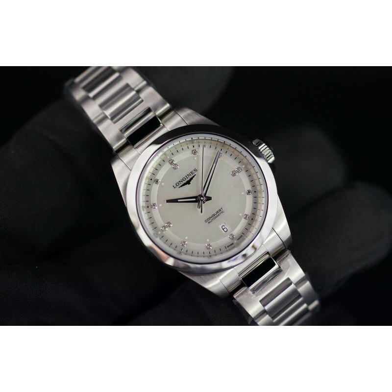LONGINES（ロンジン） コンクエスト 腕時計 自動巻き マザーオブパール