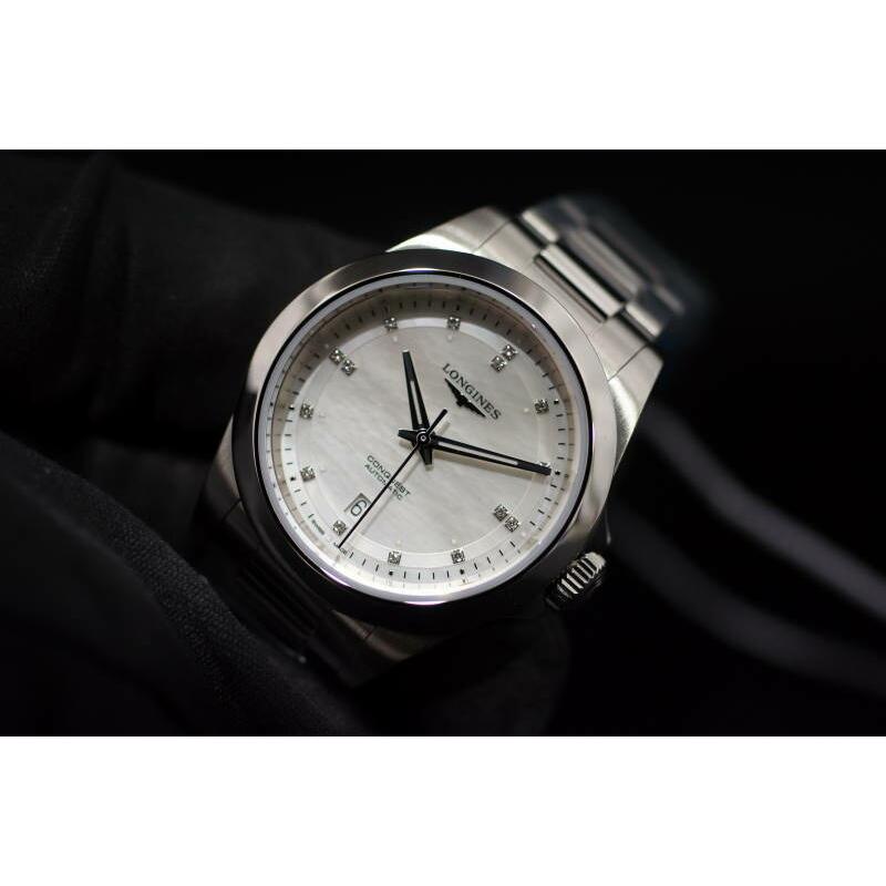 LONGINES（ロンジン） コンクエスト 腕時計 自動巻き マザーオブパール