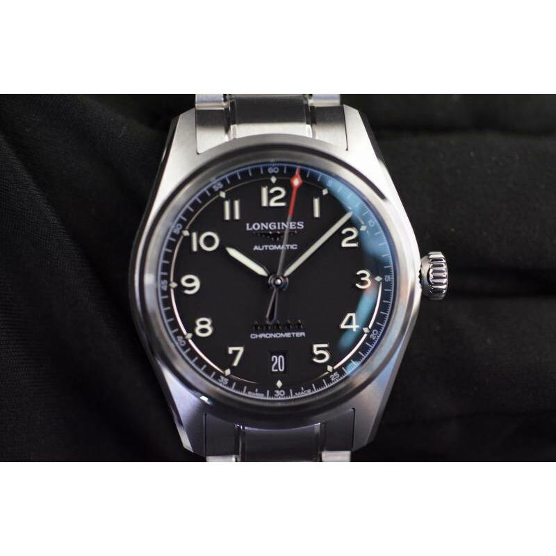 ロンジンスピリット37ミリマットブラック LONGINES（ロンジン） スピリット 腕時計 クロノメーター 自動巻き 37