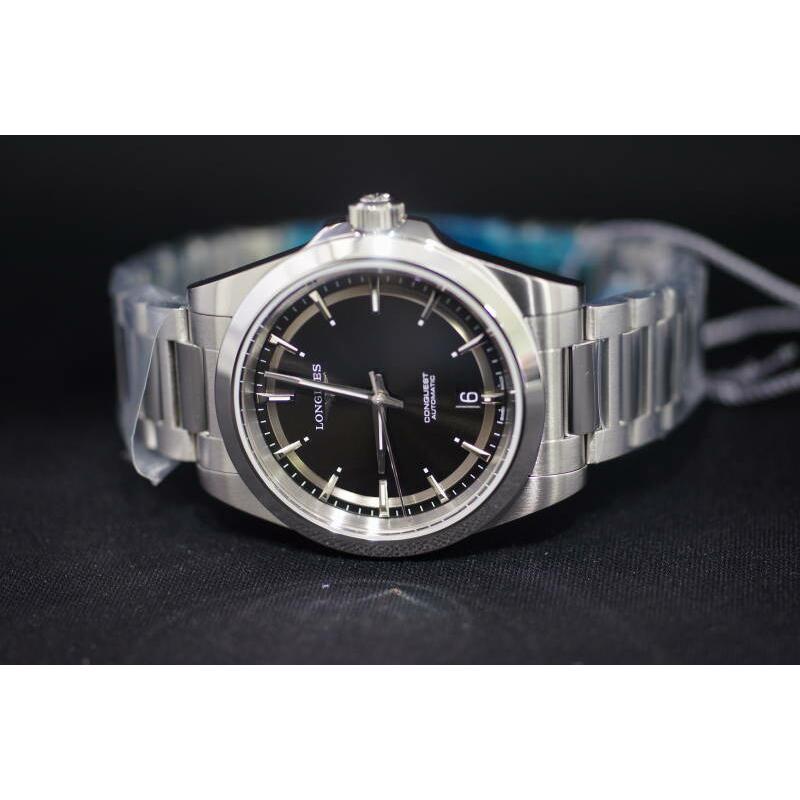 LONGINES（ロンジン） コンクエスト 腕時計 自動巻き ブラック文字盤