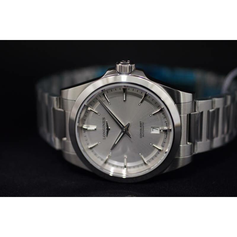 LONGINES（ロンジン） コンクエスト 腕時計 自動巻き シルバー文字盤