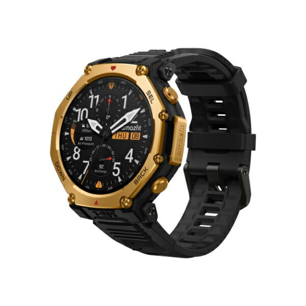 Amazfit T-Rex 3 Pro 48mm　スマートウォッチ　GPS　AI音声アシスタント　サファイアガラス　AMOLED　 チタン合金製ベゼル　iPhone / Android 対応　SP170078