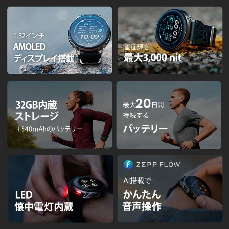 正規品アマズフィット Amazfit Cheetah 2 Pro チーター2プロ 　 GPS マラソン ウォーキング ダイナミクス GPSマッピング ランニング SP170083-C245　爆買の画像