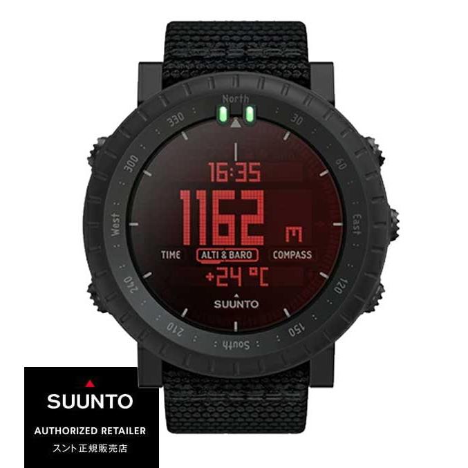 正規品 SUUNTO CORE Alpha STEALTH SS050504000 スントコア アルファ ステルス 腕時計 アウトドアウォッチ 登山 高度計 気圧計 コンパス 防水 ウェザーアラーム